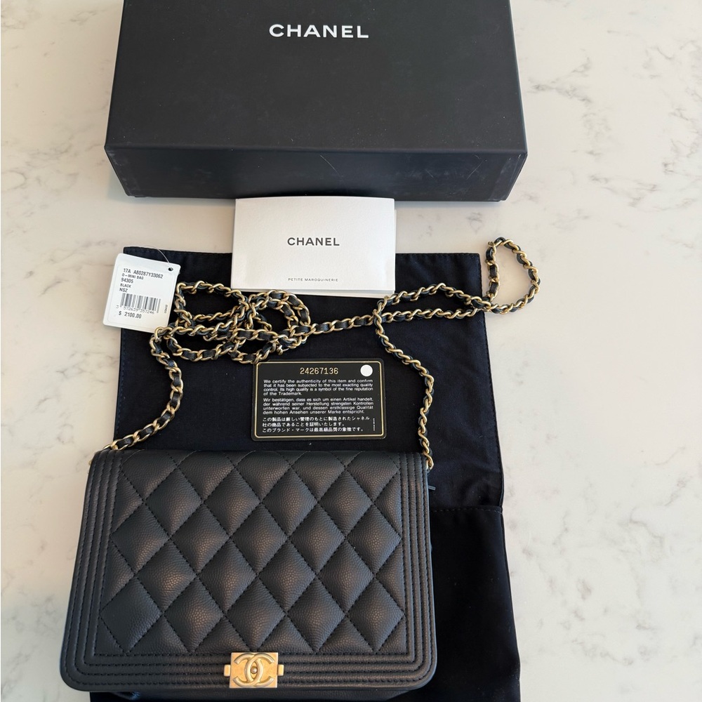 Chanel Black Wallet on Chain